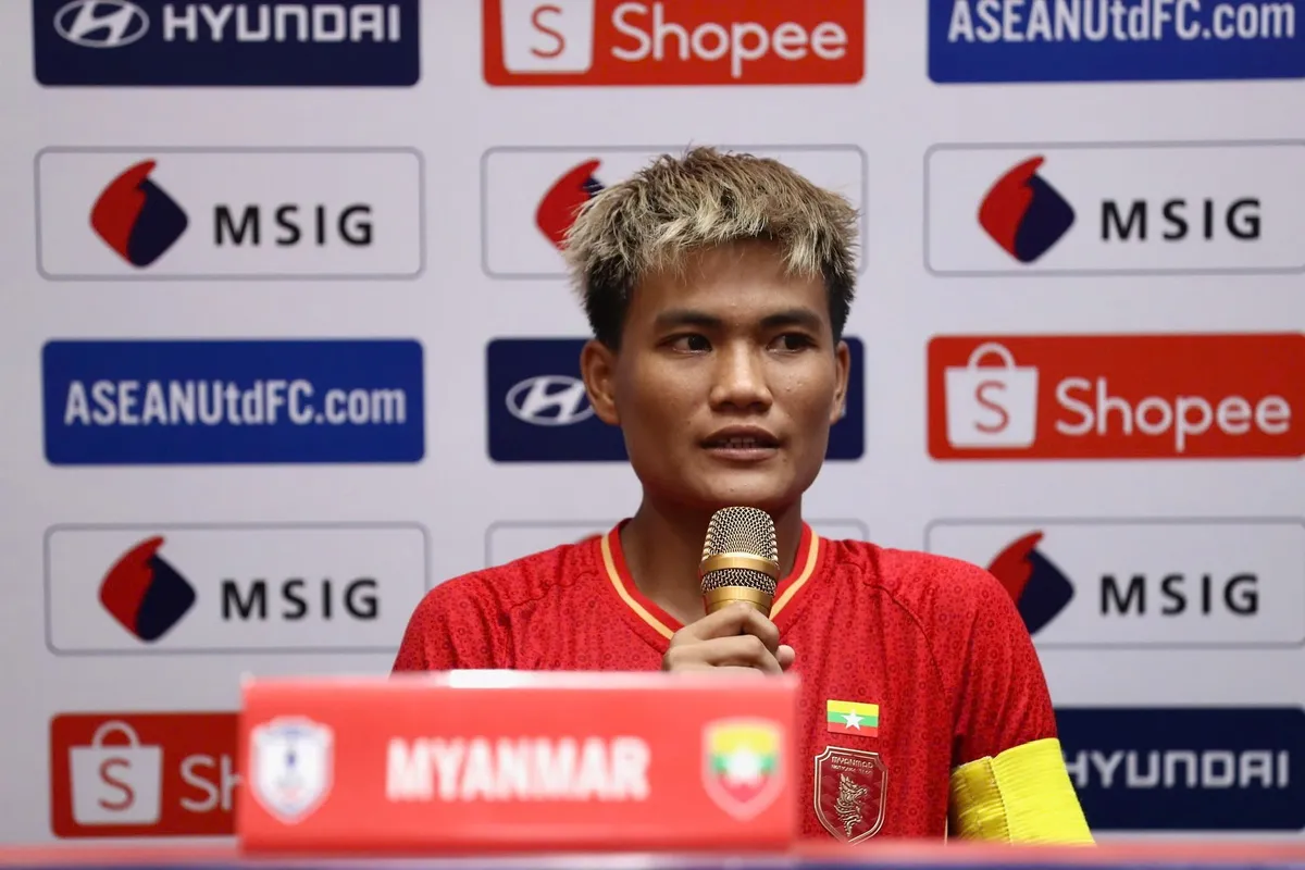HLV ĐT Myanmar n&oacute;i g&igrave; sau chiến thắng ngược d&ograve;ng trước ĐT Th&aacute;i Lan?- Ảnh 1.