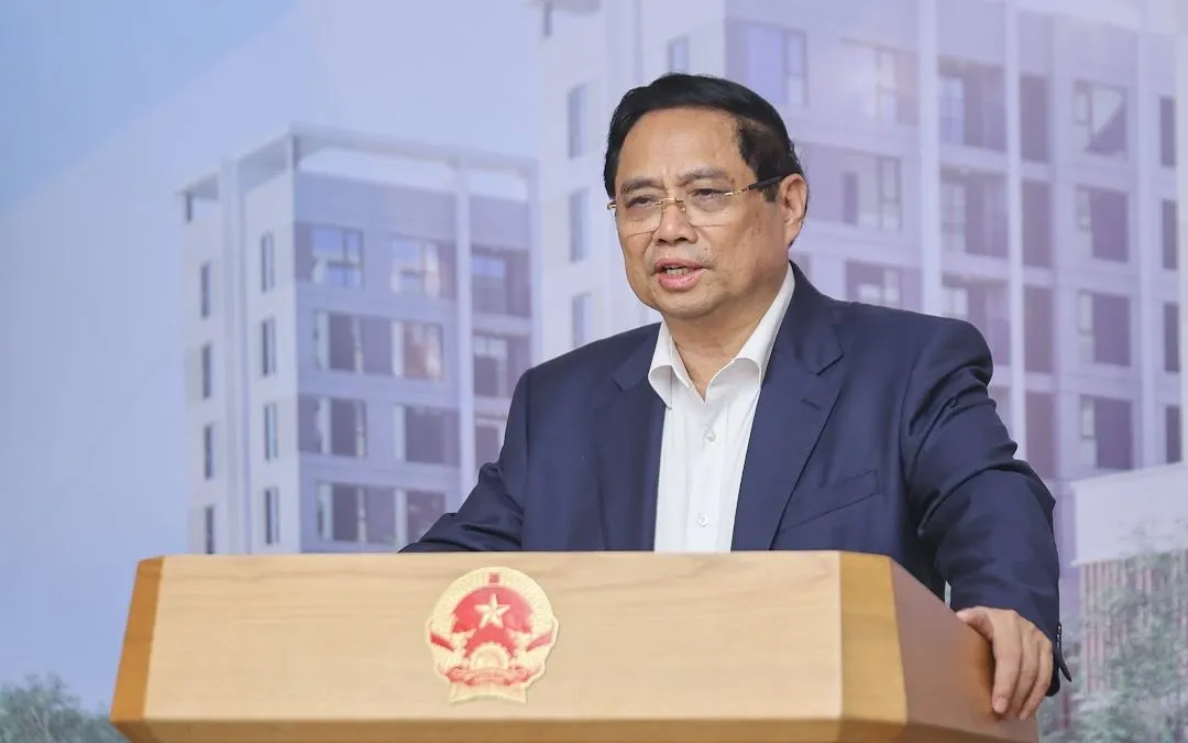 Thủ tướng Chính phủ nhấn mạnh ý nghĩa sâu sắc của việc phát triển nhà ở xã hội, đầu tư cho nhà ở xã hội là đầu tư cho phát triển; phát triển nhà ở xã hội góp phần phát triển kinh tế - xã hội - Ảnh: VGP/Nhật Bắc Thủ tướng Chính phủ nhấn mạnh ý nghĩa sâu sắc của việc phát triển nhà ở xã hội, đầu tư cho nhà ở xã hội là đầu tư cho phát triển; phát triển nhà ở xã hội góp phần phát triển kinh tế - xã hội - Ảnh: VGP/Nhật Bắc