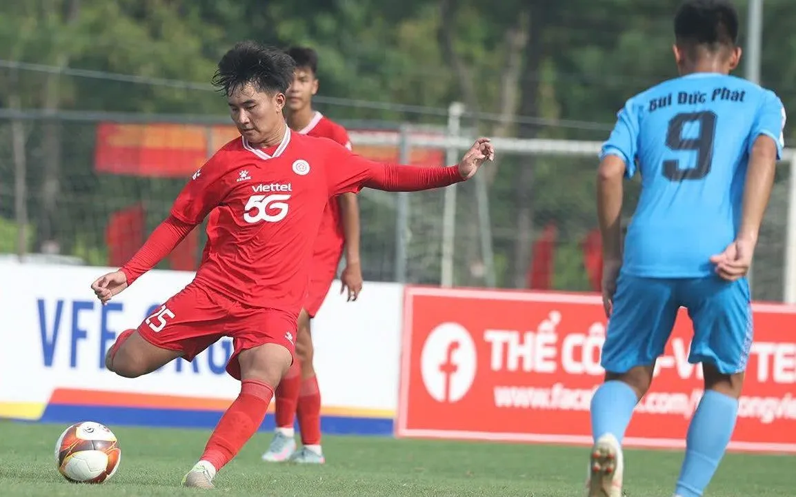 Thể Công Viettel tiếp tục chứng minh sức mạnh tại Vòng loại Giải bóng đá U17 Vô địch quốc gia 2025 (Ảnh: VFF).