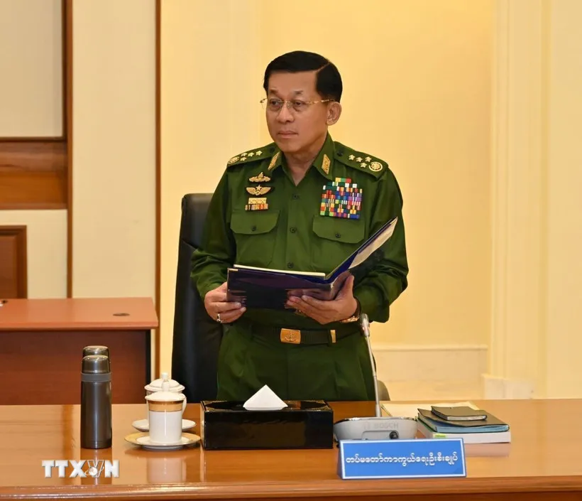 Myanmar ấn định tổng tuyển cử ngày 28/12 giữa nội chiến- Ảnh 1. Myanmar ấn định tổng tuyển cử ngày 28/12 giữa nội chiến- Ảnh 1.
