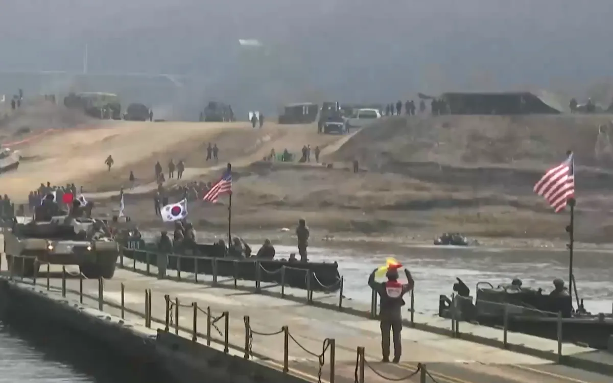 Mỹ, Hàn Quốc bắt đầu tập trận chung Lá chắn tự do 2025- Ảnh 1. Mỹ, Hàn Quốc bắt đầu tập trận chung Lá chắn tự do 2025- Ảnh 1.