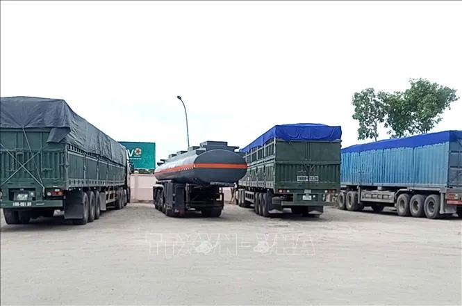 Xử lý nghiêm các trường hợp xe chở cát quá tải gần 300% - Ảnh 1.