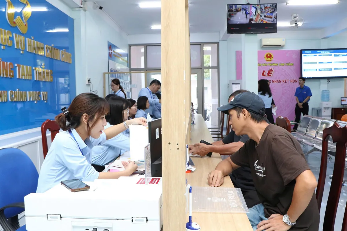 Phường Tam Thắng: Thân thiện, hiệu quả nhờ “2 không - 3 có” - Ảnh 1.