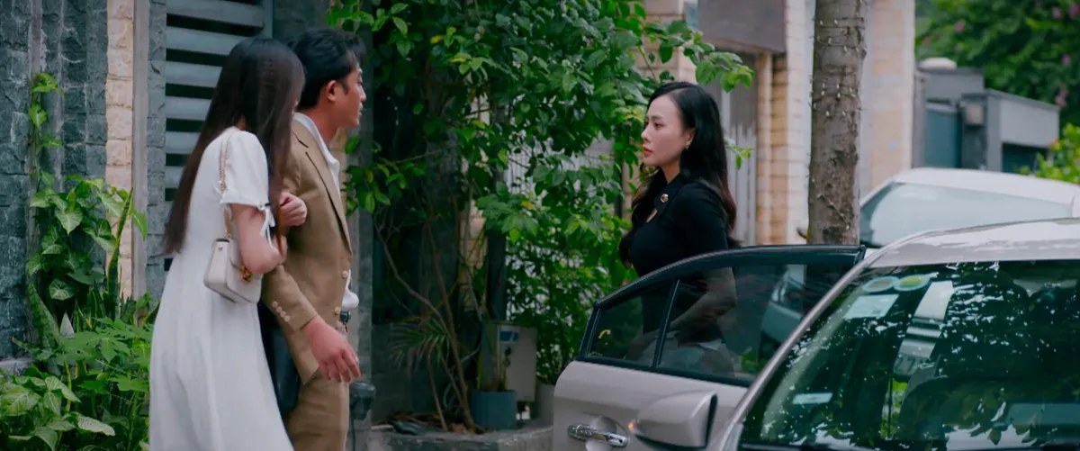 Gió ngang khoảng trời xanh - Tập 4: Vợ đón chồng nhậu say trong vòng tay 'trà xanh'- Ảnh 6.