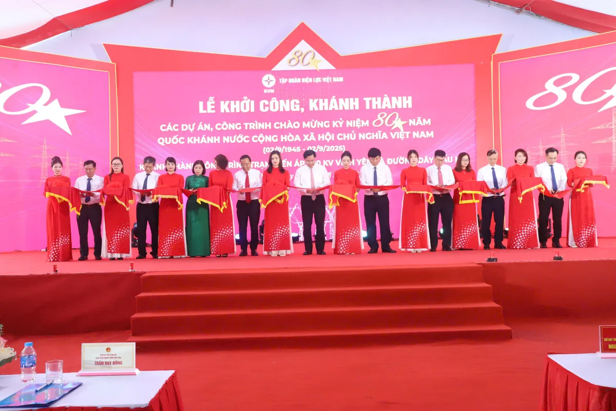Phú Thọ khánh thành và khởi công 7 dự án nhân dịp 80 năm Quốc khánh  - Ảnh 3.