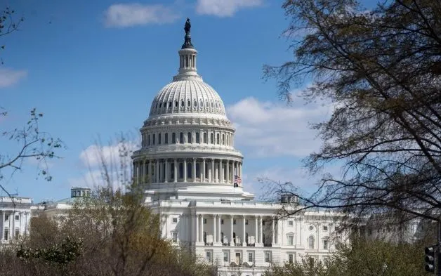 Tòa nhà Quốc hội Mỹ tại Washington, D.C. Ảnh: THX/TTXVN