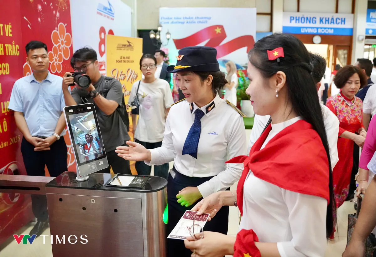 Đường sắt Việt Nam ra mắt hệ thống kiểm soát vé bằng công nghệ sinh trắc học - Ảnh 3.
