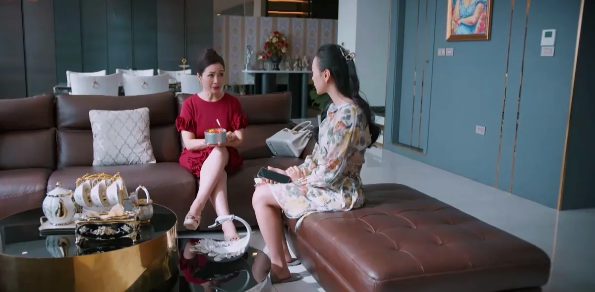 Gió ngang khoảng trời xanh - Tập 4: Vợ đón chồng nhậu say trong vòng tay 'trà xanh'- Ảnh 8.