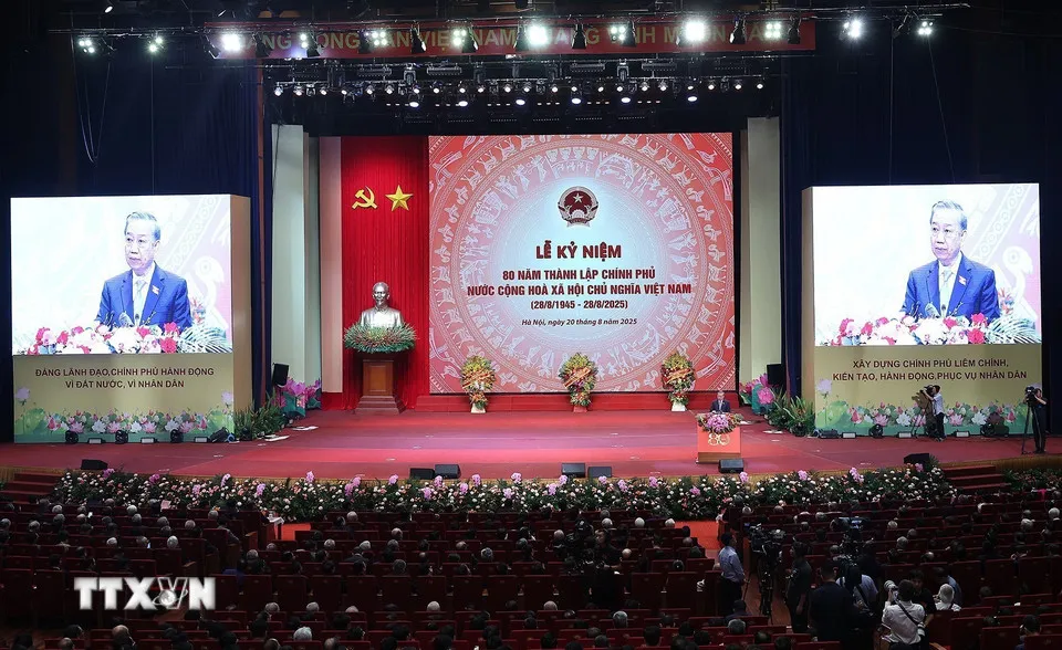 Tổng Bí thư Tô Lâm: Bộ máy Chính phủ qua các thời kỳ đã bền bỉ đắp nền cho sự chuyển mình của đất nước - Ảnh 1.