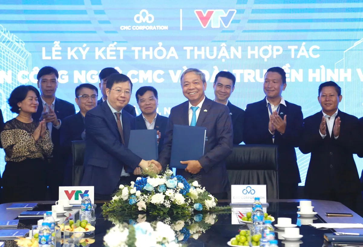 VTV và CMC ký kết hợp tác chiến lược - Kiến tạo sức mạnh truyền thông số - Ảnh 1.