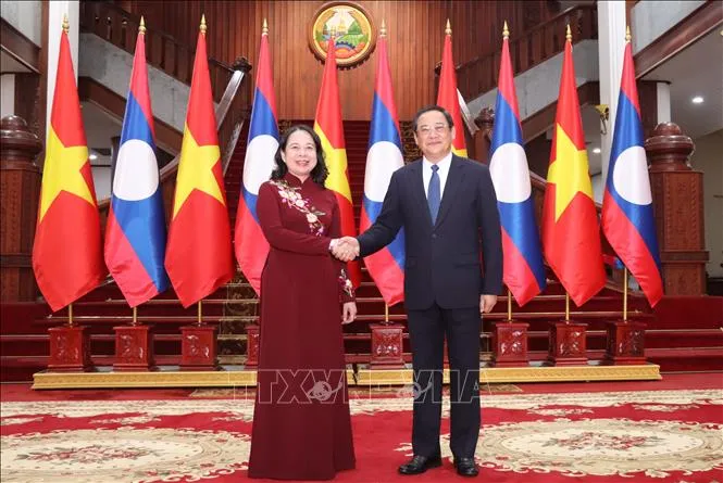 Tăng cường hơn nữa quan hệ đặc biệt Việt Nam - Lào - Ảnh 1.