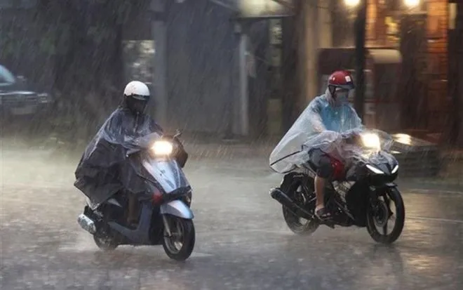 Ngày và đêm 22/8, Bắc Bộ có mưa rào và dông rải rác. (Ảnh minh họa - Ảnh: TTXVN)