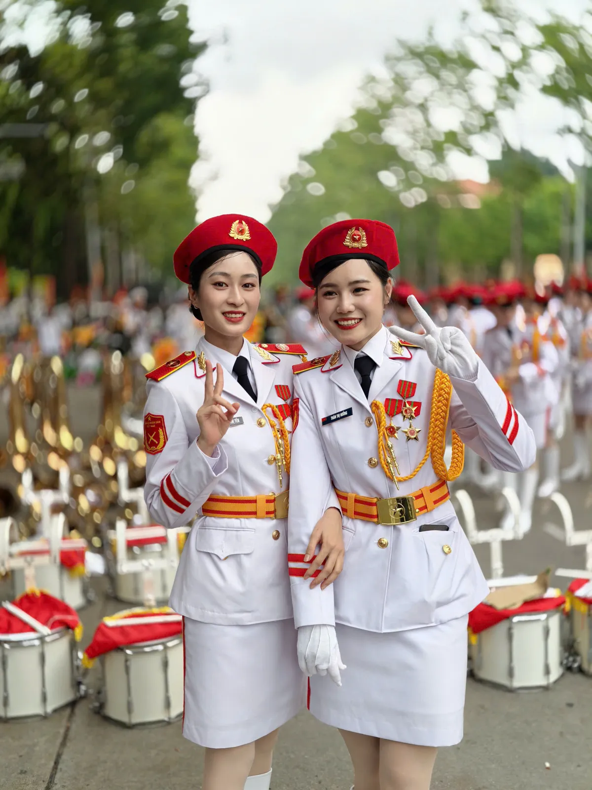 Hợp luyện A80- Các khối diễu binh di chuyển, tập kết an toàn - Ảnh 19.