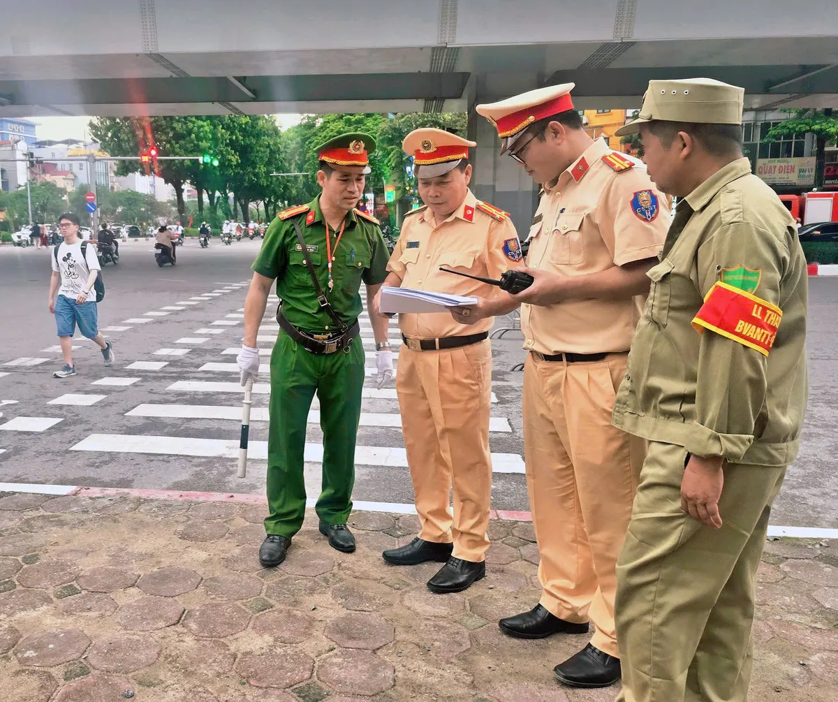 Hợp luyện A80- Các khối diễu binh di chuyển, tập kết an toàn - Ảnh 5.