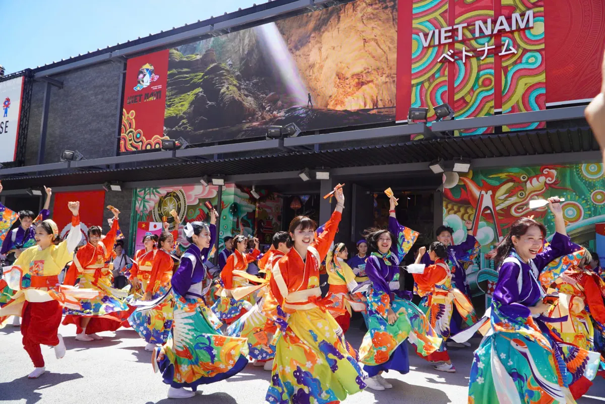 Sôi động chương trình giao lưu văn hoá Việt Nam – Nhật Bản tại EXPO 2025 - Ảnh 4. Sôi động chương trình giao lưu văn hoá Việt Nam – Nhật Bản tại EXPO 2025 - Ảnh 4.