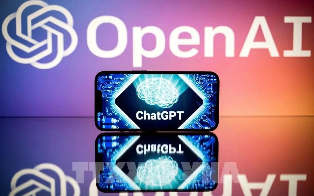 Biểu tượng của OpenAI và ChatGPT. Ảnh: AFP/TTXVN
