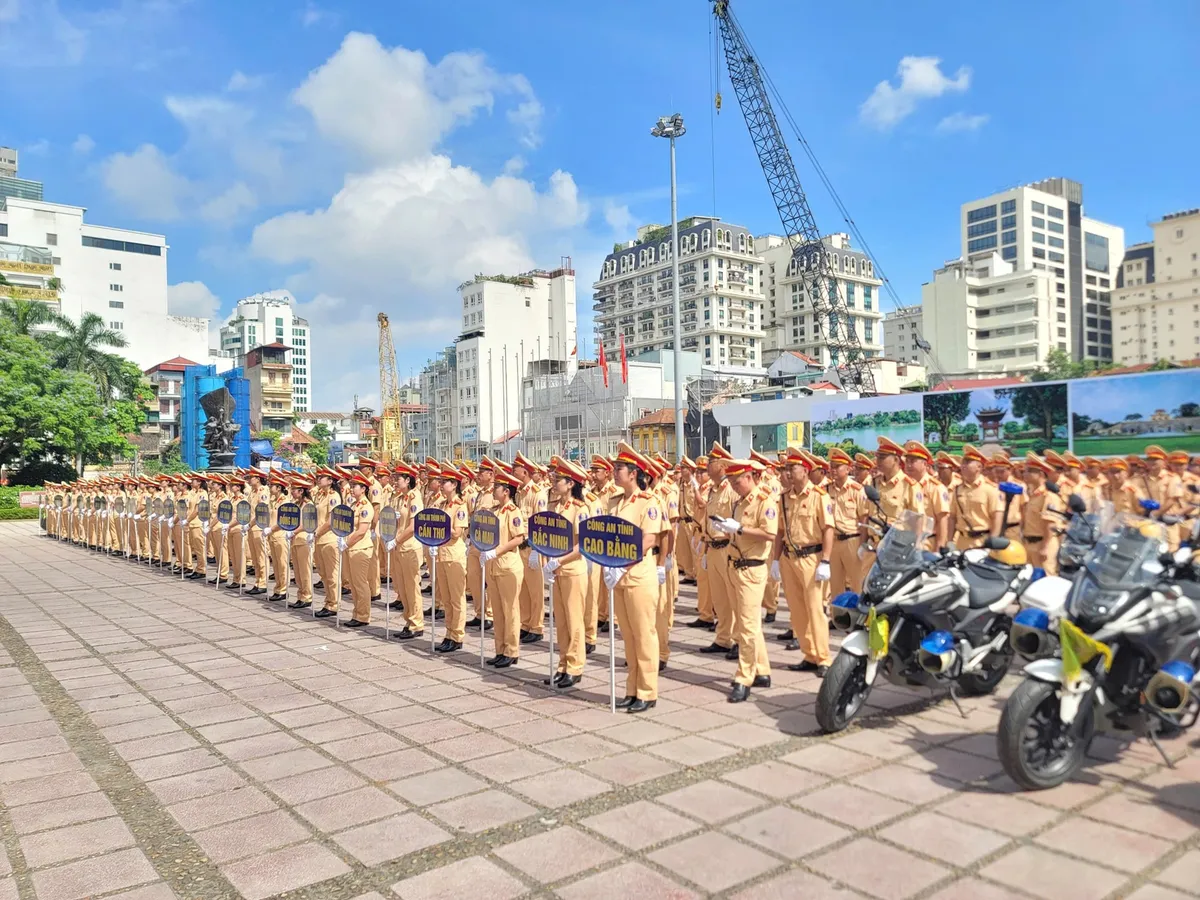 H&agrave; Nội được tăng cường hơn 600 cảnh s&aacute;t giao th&ocirc;ng phục vụ Đại lễ 2/9 - Ảnh 1.