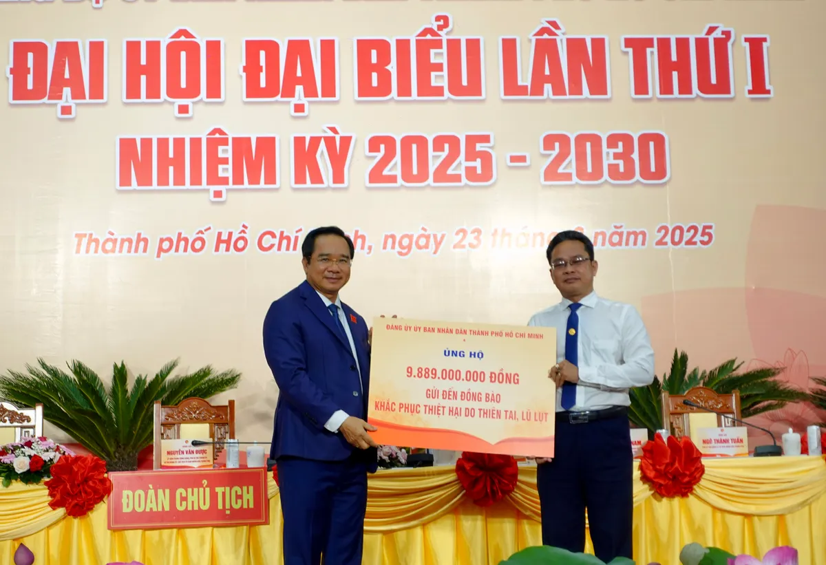 Đại hội Đảng bộ UBND TPHồ Chí Minh lần thứ I: Hướng tới đô thị văn minh, hiện đại - Ảnh 3.