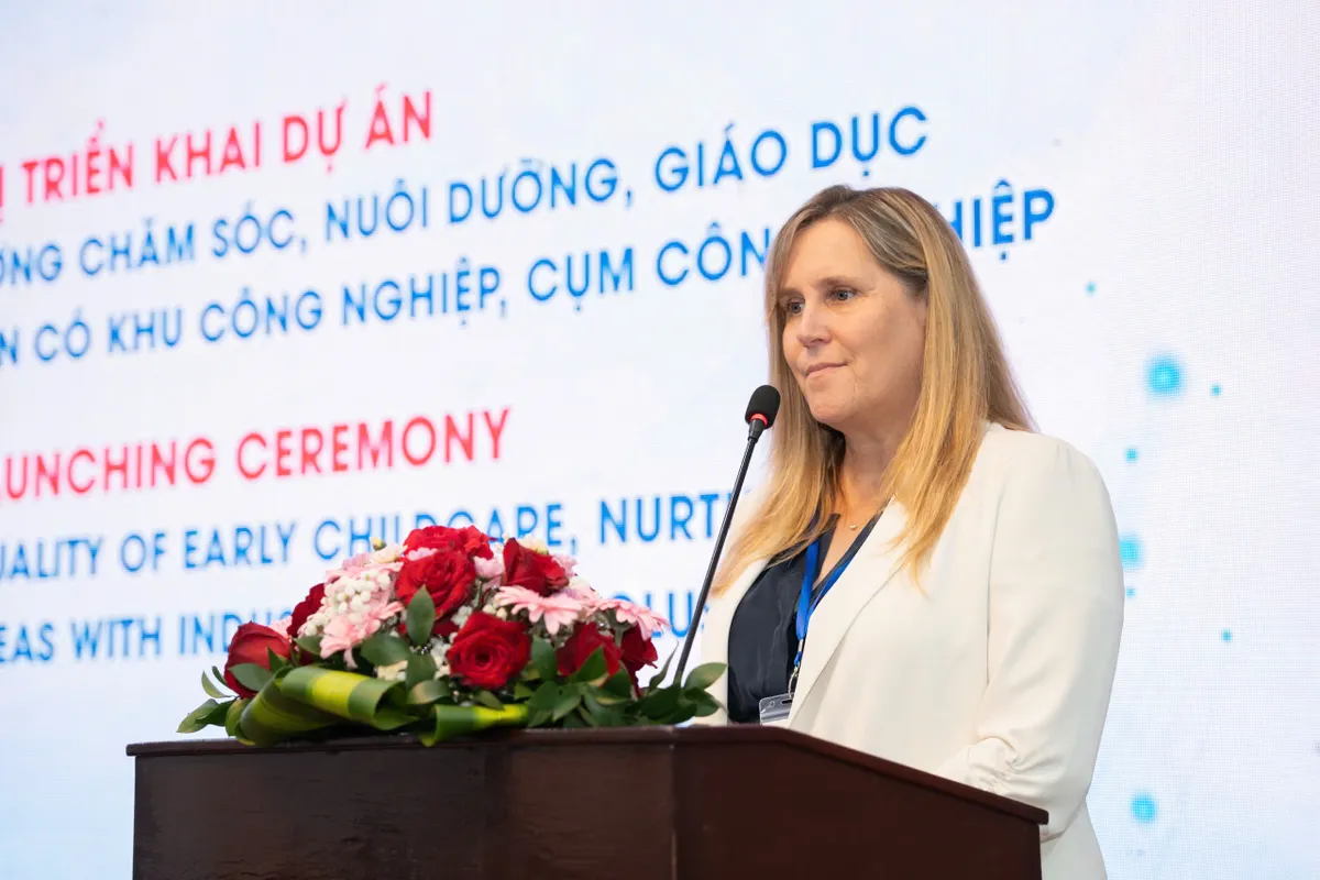 Bộ Giáo dục & Đào tạo phối hợp triển khai chăm sóc, hỗ trợ trẻ mầm non tại địa bàn có khu công nghiệp - Ảnh 2.