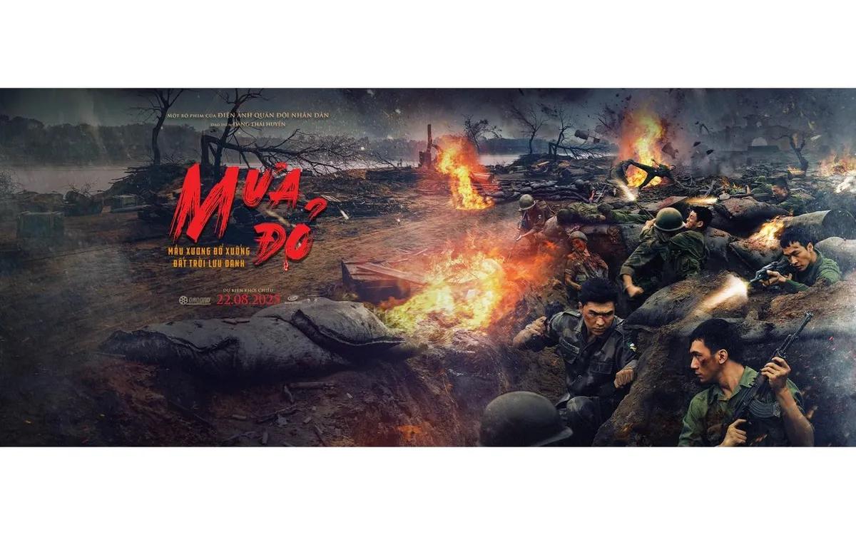 "Mưa đỏ" được kỳ vọng tạo hiệu ứng và mức doanh thu kỷ lục ở dòng phim lịch sử chiến tranh (Ảnh: ĐPCC)  "Mưa đỏ" được kỳ vọng tạo hiệu ứng và mức doanh thu kỷ lục ở dòng phim lịch sử chiến tranh (Ảnh: ĐPCC)