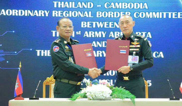 Campuchia - Thái Lan cam kết thực thi lệnh ngừng bắn - Ảnh 1.