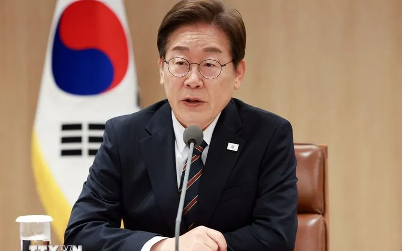 Tổng thống Hàn Quốc Lee Jae Myung (Ảnh: Yonhap/TTXVN) Tổng thống Hàn Quốc Lee Jae Myung (Ảnh: Yonhap/TTXVN)