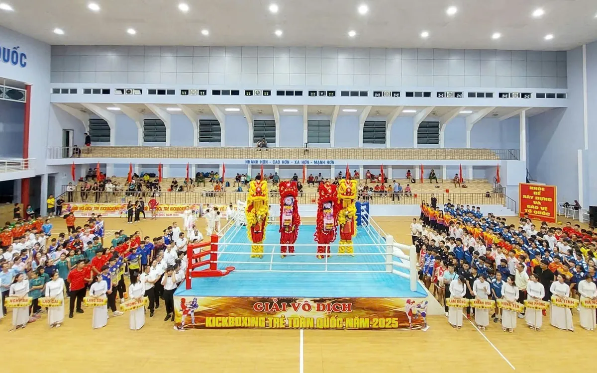 Lễ khai mạc giải vô địch Kickboxing trẻ toàn quốc 2025