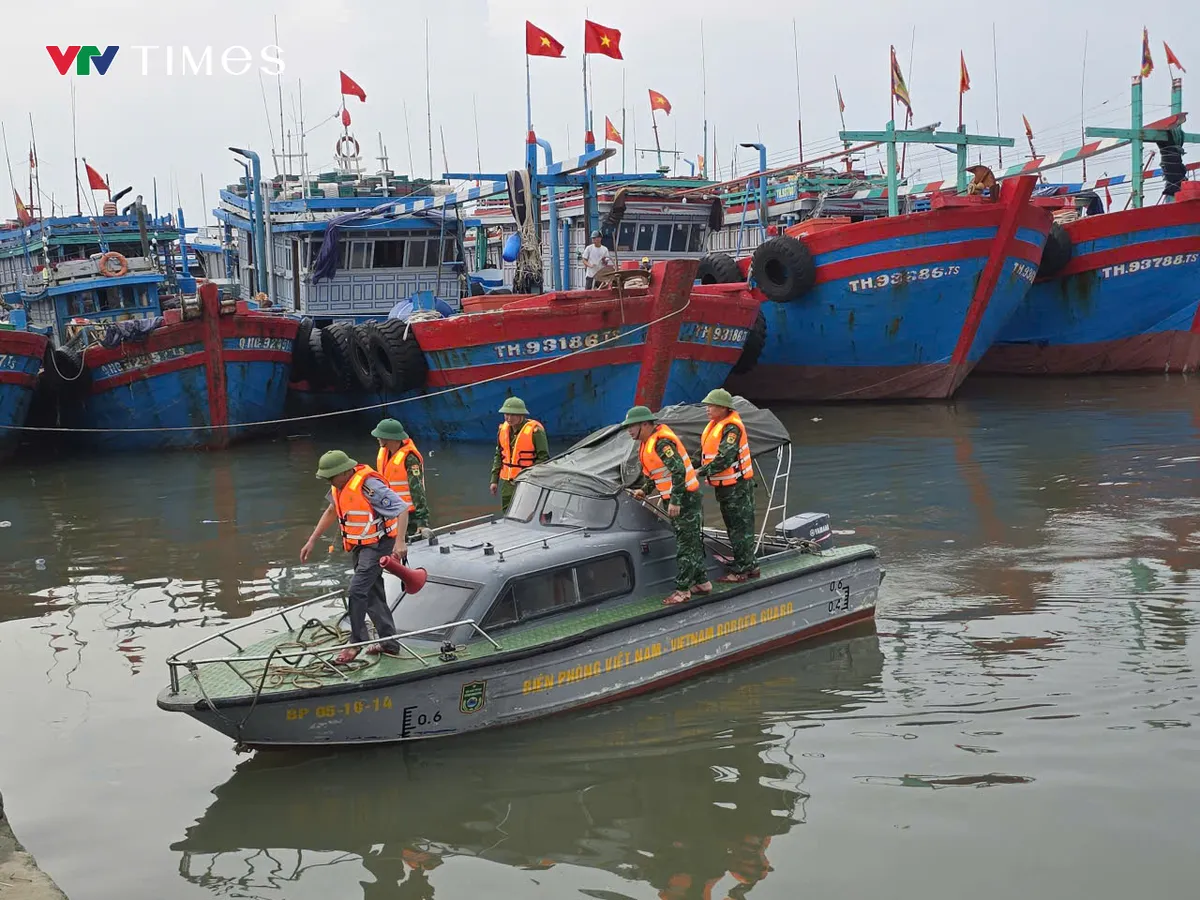 Thanh Hóa: Trên 90% tàu thuyền vào bờ tránh bão số 5 - Ảnh 1.