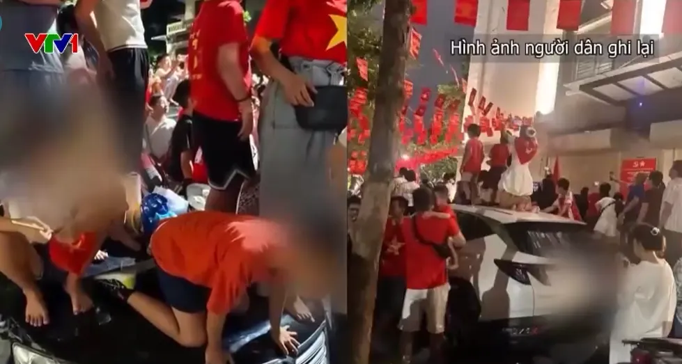 Chen lấn, xả rác, giẫm nát hoa: Những hình ảnh chưa đẹp sau buổi sơ duyệt diễu binh - Ảnh 2.