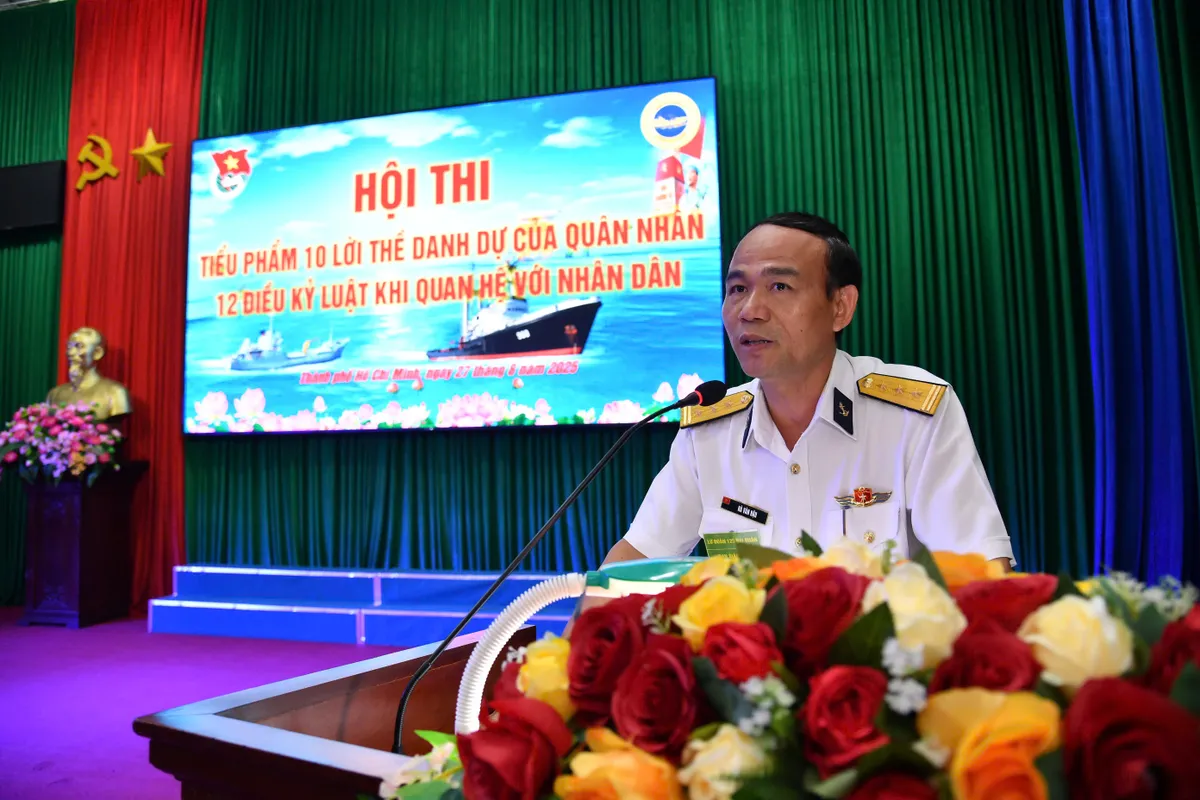 Hội thi tiểu phẩm về 10 lời thề danh dự và 12 điều kỷ luật khi quan hệ với nhân dân - Ảnh 1.