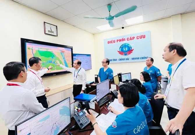 Đảm bảo công tác y tế phục vụ Lễ kỷ niệm 80 năm Cách mạng tháng Tám và Quốc khánh 2/9 - Ảnh 1. Đảm bảo công tác y tế phục vụ Lễ kỷ niệm 80 năm Cách mạng tháng Tám và Quốc khánh 2/9 - Ảnh 1.