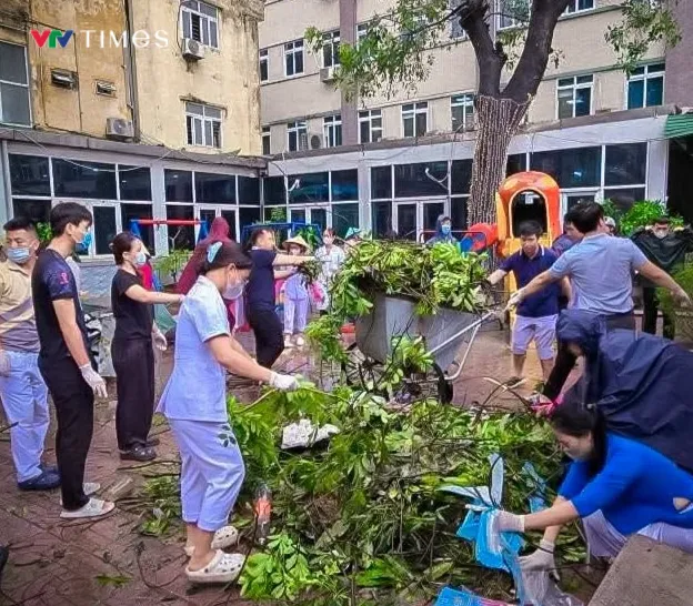 Nghệ An: Các cơ sở y tế ổn định hoạt động sau bão số 5 - Ảnh 9.
