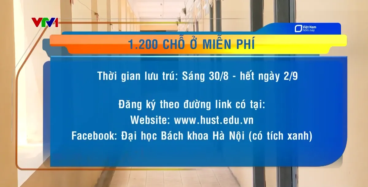 1.200 chỗ ở miễn phí cho người dân về Hà Nội dịp Quốc khánh - Ảnh 2.