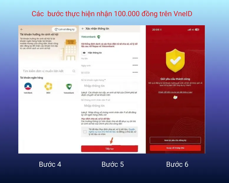Hướng dẫn cách thức nhận 100.000 đồng dịp Quốc khánh 2/9 qua VNeID - Ảnh 2.