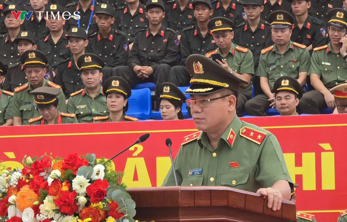 Bộ Công an xuất quân đảm bảo an ninh, trật tự Lễ kỷ niệm, diễu binh, diễu hành A80- Ảnh 3. Bộ Công an xuất quân đảm bảo an ninh, trật tự Lễ kỷ niệm, diễu binh, diễu hành A80- Ảnh 3.