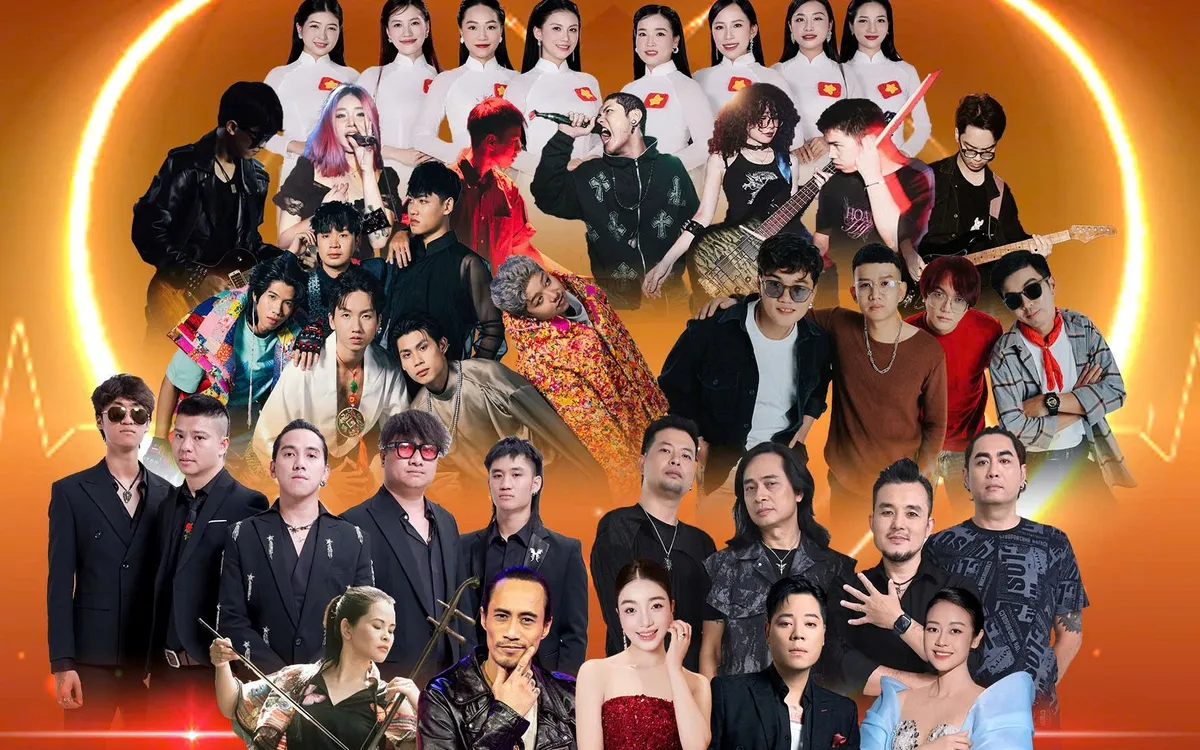 "Rock Concert- Trái tim Việt Nam" sẽ diễn ra với sự góp mặt của các ban nhạc rock hàng đầu Việt Nam (Ảnh: BTC)