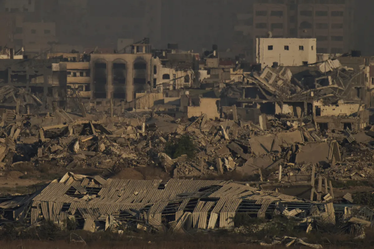Israel tấn công hai hướng vào Gaza- Ảnh 1. Israel tấn công hai hướng vào Gaza- Ảnh 1.