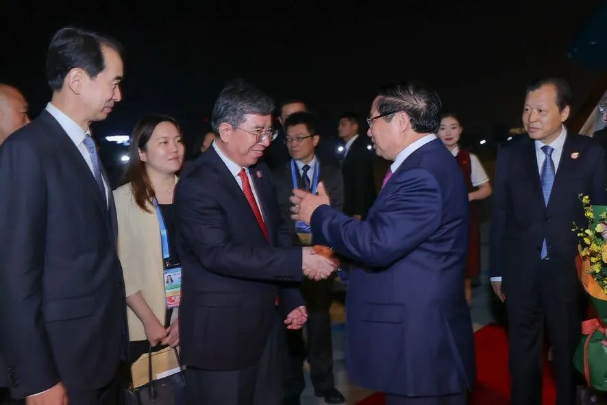 Thủ tướng Phạm Minh Chính tới Thiên Tân, bắt đầu chuyến công tác tại Trung Quốc- Ảnh 2. Thủ tướng Phạm Minh Chính tới Thiên Tân, bắt đầu chuyến công tác tại Trung Quốc- Ảnh 2.