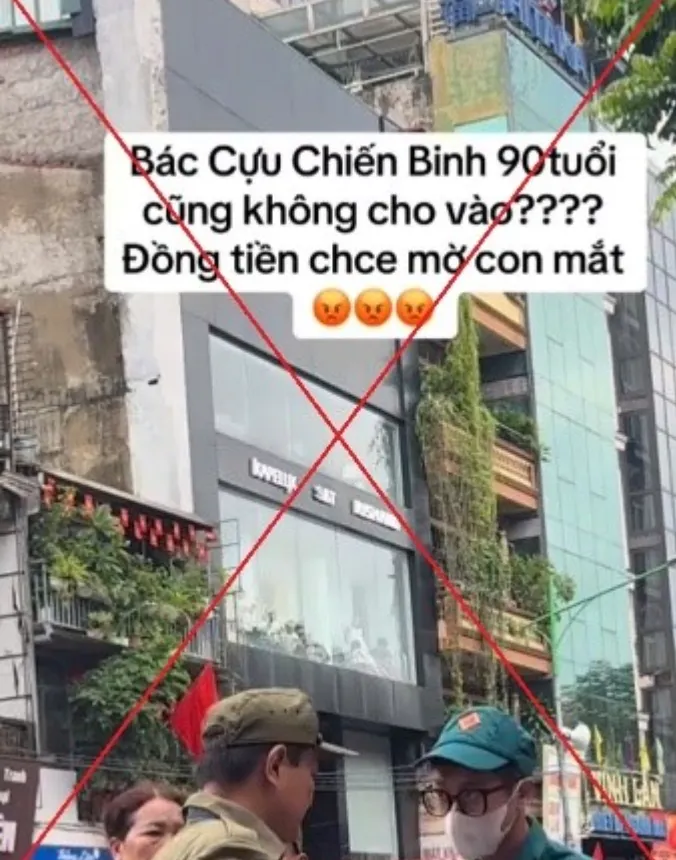 Xử lý thanh niên đăng thông tin sai sự thật về cựu chiến binh 90 tuổi không được xem diễu binh- Ảnh 1. Xử lý thanh niên đăng thông tin sai sự thật về cựu chiến binh 90 tuổi không được xem diễu binh- Ảnh 1.