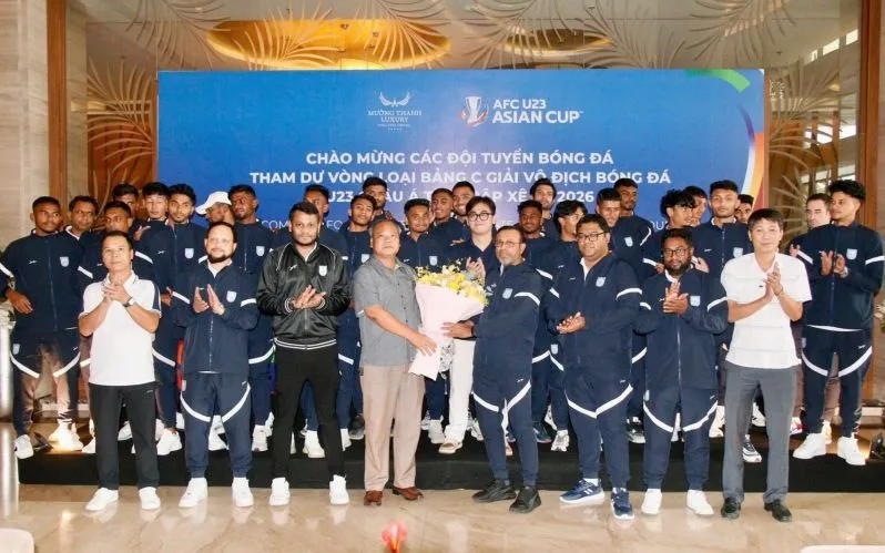 VFF đã tiếp đón nồng hậu trước đối thủ U23 Bangladesh. Ảnh: VFF