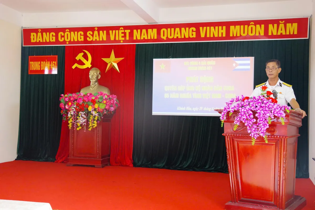 Bộ Đội Ra Đa Hải Quân Đồng Lòng Ủng Hộ Nhân Dân Cuba - Ảnh 1.