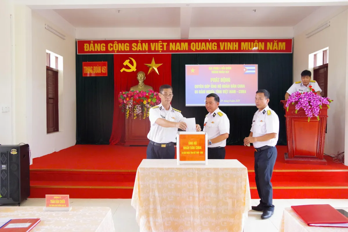 Bộ Đội Ra Đa Hải Quân Đồng Lòng Ủng Hộ Nhân Dân Cuba - Ảnh 2.