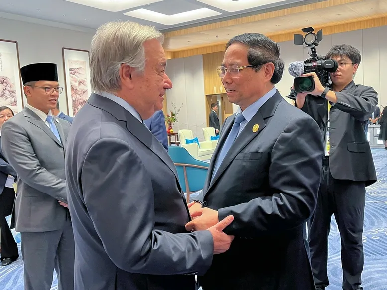 Thủ tướng Phạm Minh Chính gặp lãnh đạo các nước, tổ chức quốc tế nhân dịp Hội nghị Thượng đỉnh SCO - Ảnh 4.