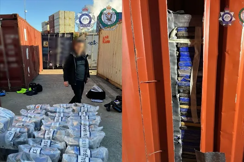 Cảnh sát cho biết số cocaine thu giữ có giá trị ước tính 164 triệu USD. Cảnh sát cho biết số cocaine thu giữ có giá trị ước tính 164 triệu USD.