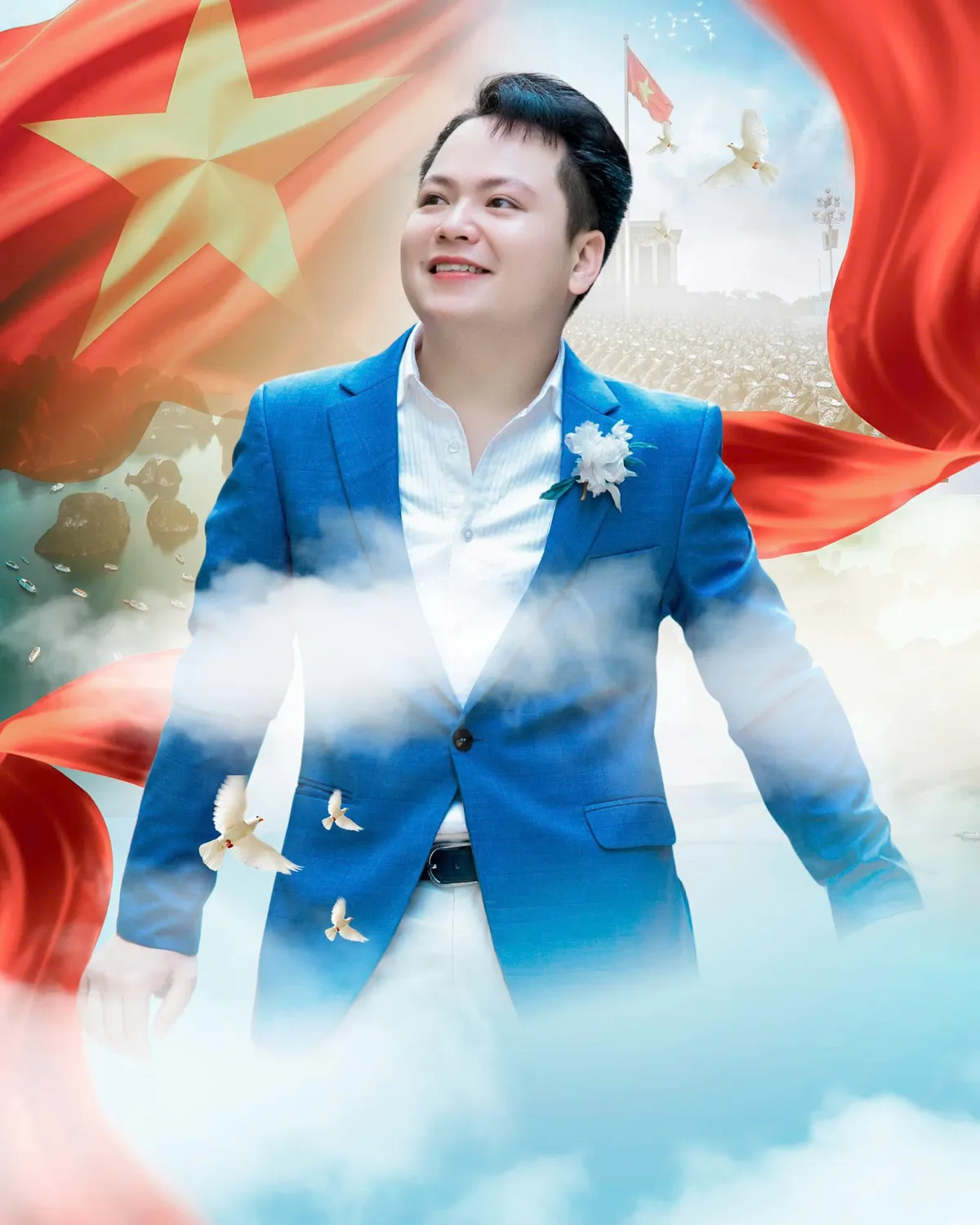 Nghệ sĩ trẻ thực hiện chuỗi MV ngâm thơ ca ngợi niềm tự hào dân tộc, mừng 80 năm Quốc khánh - Ảnh 2.