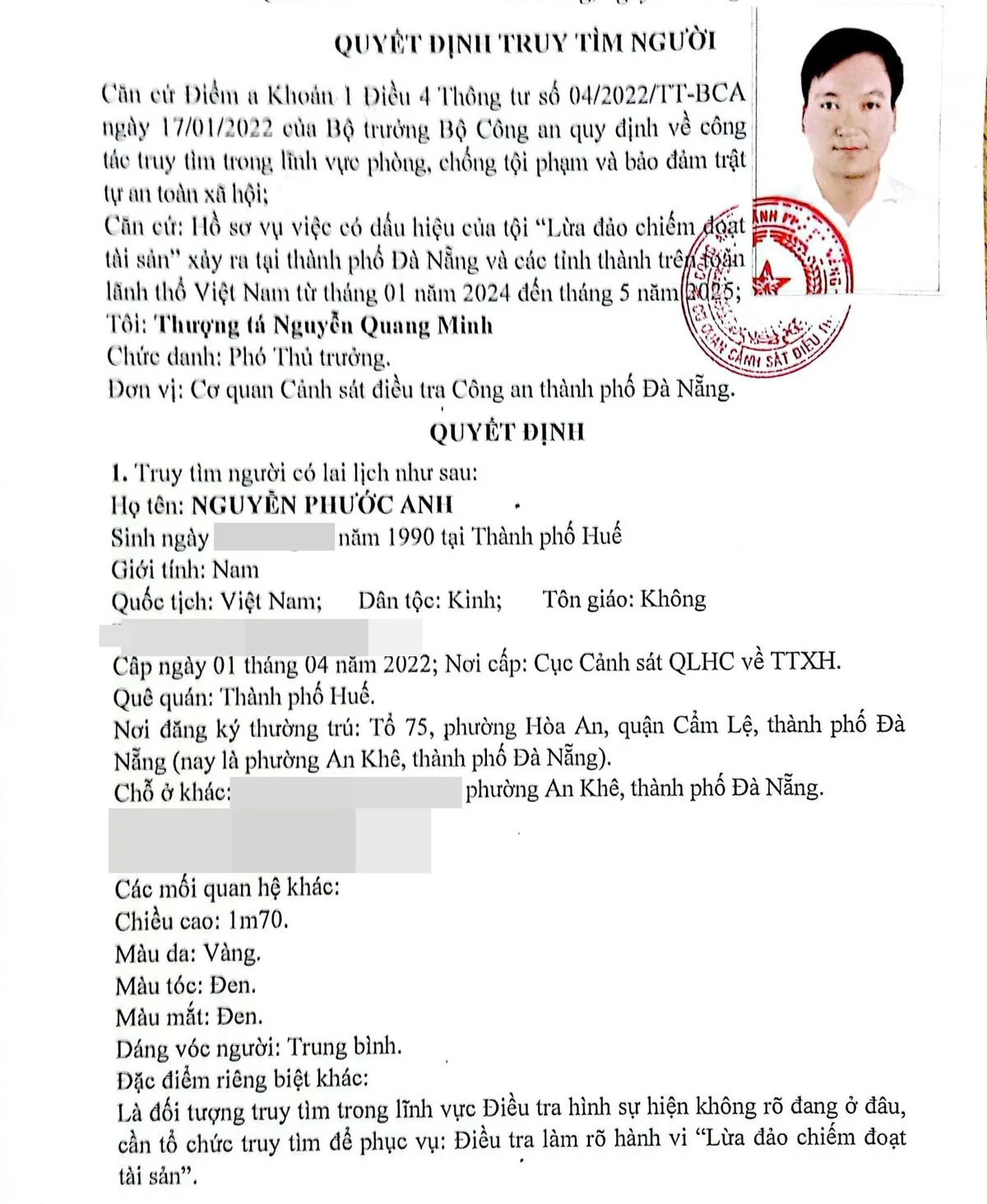 Truy tìm đối tượng lừa đảo chiếm đoạt hàng trăm triệu đồng tiền đặt cọc chở hàng của tài xế xe tải  - Ảnh 1.