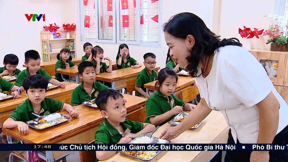 Hà Nội ra mắt hệ thống số hóa bữa ăn học đường, áp dụng tại 100% trường có bán trú- Ảnh 1.