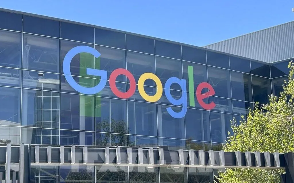 Trụ sở của Google tại California, Mỹ. Ảnh: Kyodo/TTXVN
 Trụ sở của Google tại California, Mỹ. Ảnh: Kyodo/TTXVN