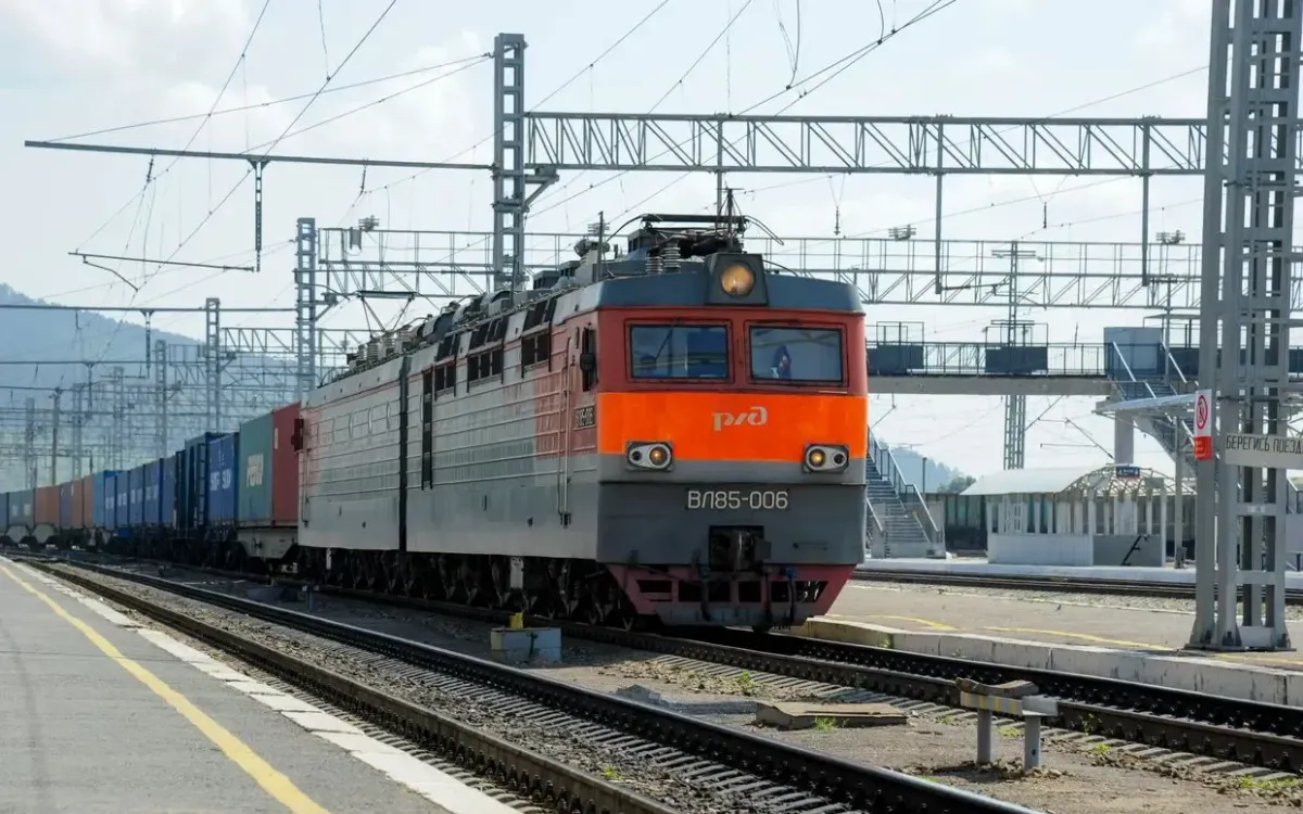 Tuyến đường sắt Transbaikal ở Chita, vùng Zabaykalsky, Nga (Ảnh minh họa: NurPhoto/Getty Images)