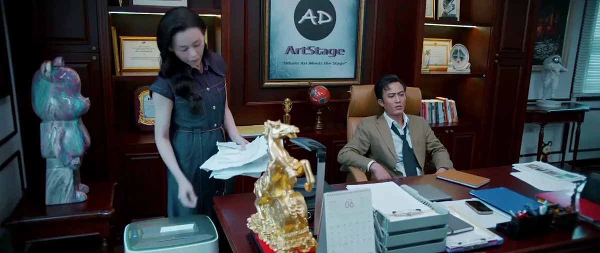 Gió ngang khoảng trời xanh - Tập 11: Gặp riêng đối tác nam, Mỹ Anh bị hiểu lầm? - Ảnh 3.